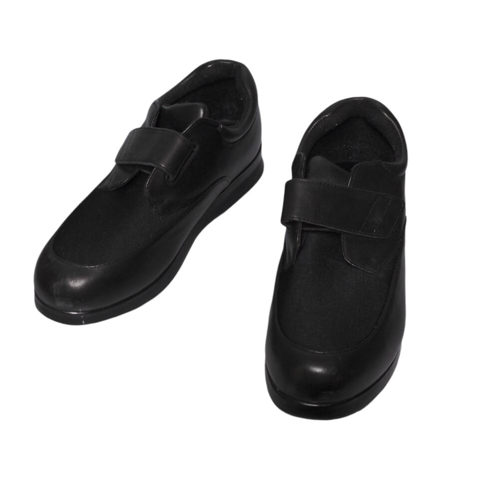 Drew Quest Hook And Loop Adjustable Shoe In Black… - image 1